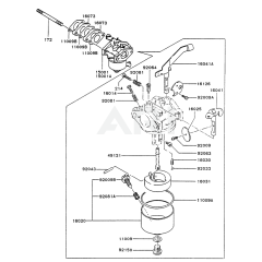 Carburettor for Kawasaki FG150G