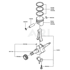 Piston/Crankshaft for FG150R