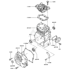 Cylinder / Crankcase for FG150R