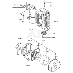 Air Filter & Muffler for FG200R