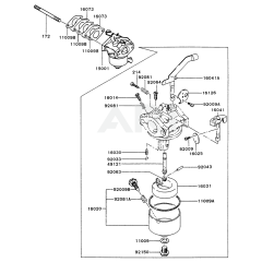 Carburettor for Kawasaki FG200R