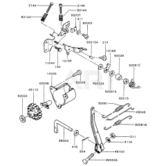 Kawasaki FG200R Control Equipment