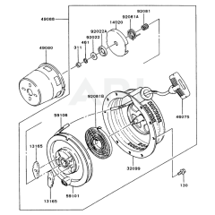 Starter for Kawasaki FG270G