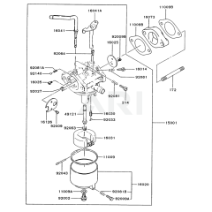 Carburettor for Kawasaki FG270G