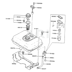 Fuel Tank & Valve for FG270G