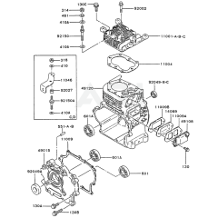 Cylinder/Crankcase for FG300D