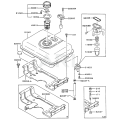 Fuel Tank & Valve for FG300D