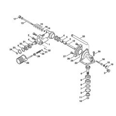 Angle Drive Assembly for Stihl