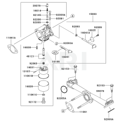 Carburettor for Kawasaki FH381V