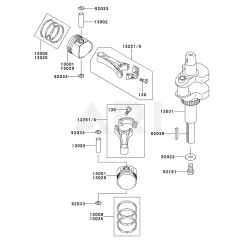 Piston & Crankshaft for FH430V