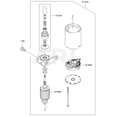 Starter for Kawasaki FH430V
