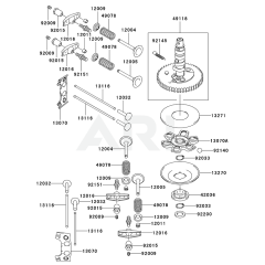 Valve/Camshaft for Kawasaki FH430V