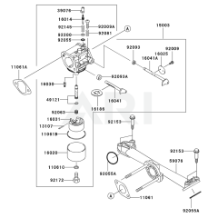Carburettor for Kawasaki FH430V