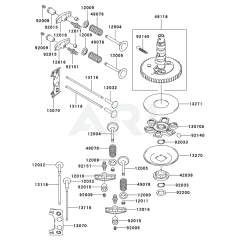 Valve/Camshaft for Kawasaki