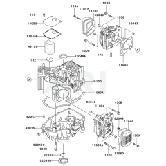 Cylinder/Crankcase for FH451V