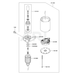 Starter for Kawasaki FH480V