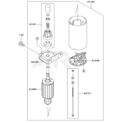 Starter for Kawasaki FH531V