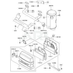 Air Filter & Muffler for FH531V