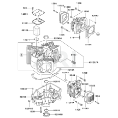 Cylinder / Crankcase for FH531V