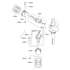 Piston/Crankshaft for FH541V