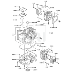 Cylinder/Crankcase Kawasaki FH541V