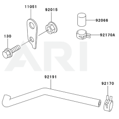 Fuel Tank & Valve for FH541V
