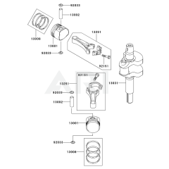 Piston/Crankshaft for FH580V