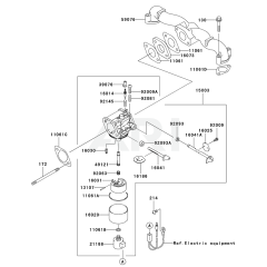 Carburetor for Kawasaki FH580V