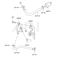 Fuel Tank & Valve for FH580V