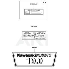 Kawasaki FH601V Lubrication