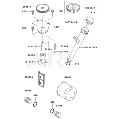 Piston/Crankshaft for FH601V