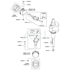 Starter for Kawasaki FH601V