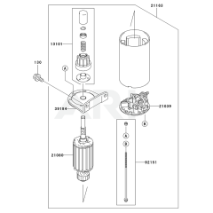 Valve/Camshaft for Kawasaki FH601V