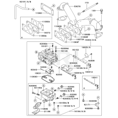 Carburettor for Kawasaki FH601V
