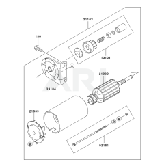 Starter for Kawasaki FH641D