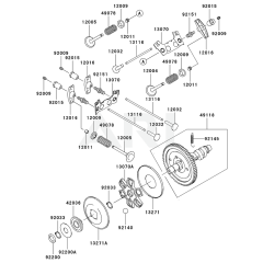 Valve/Camshaft for Kawasaki