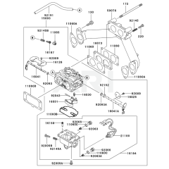 Carburetor for Kawasaki FH641D