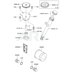 Kawasaki FH641V Lubrication
