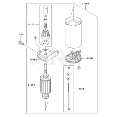 Starter for Kawasaki FH641V