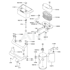 Air Filter & Muffler for FH641V