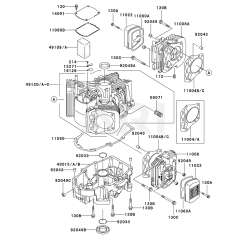 Cylinder / Crankcase Kawasaki FH641V