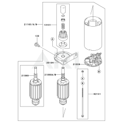 Starter for Kawasaki FH661V