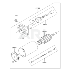 Starter for Kawasaki FH680D