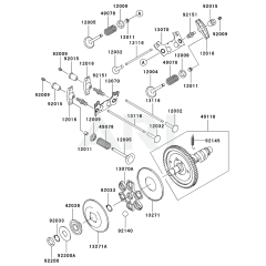 Valve/Camshaft for Kawasaki FH680D