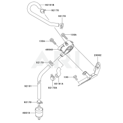Fuel Tank & Valve for FH680D