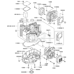 Cylinder / Crankcase for Kawasaki