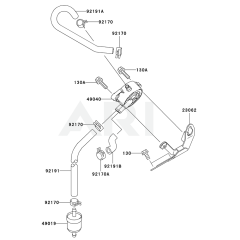 Fuel Tank & Valve for FH721D