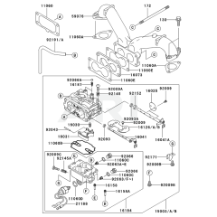 Carburettor for Kawasaki FH721V