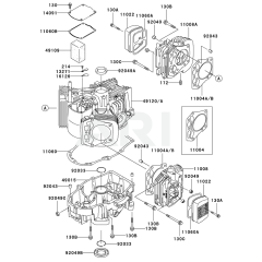 Cylinder/Crankcase Kawasaki FH721V