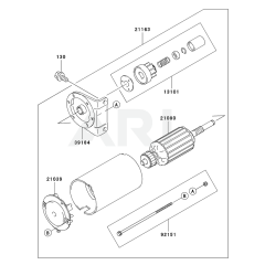 Starter for Kawasaki FH770D